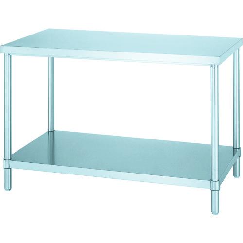 (直送品)シンコー ステンレス作業台ベタ棚 間口600×奥行450×高さ800 WBN-6045