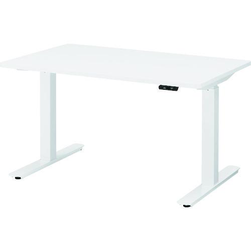 (運賃見積り)(直送品)TRUSCO メラミン天板 電動昇降式 ワークデスク 1200×750×H6...