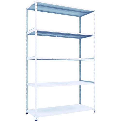 (直送品)TRUSCO 軽量150型中棚ボルトレス棚 W1500XD600XH2400 5段 TLA...