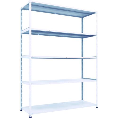 (直送品)TRUSCO 軽量150型中棚ボルトレス棚 W1800XD600XH2400 5段 TLA...