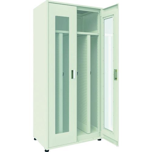 (個別送料2000円)(直送品)TRUSCO M3型ユニット中量棚 両開き扉・背・側パネル付 H21...