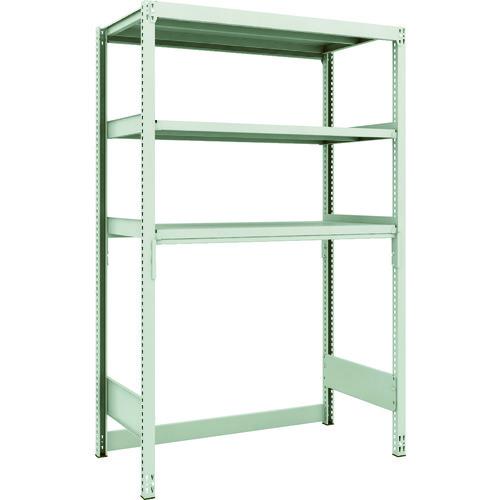 (送料別途)(直送品)TRUSCO スチールラック M2型軽中量棚 下段開放型 1160X600XH...