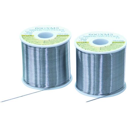 石川 やに入りはんだ スーパーロヂン 60GXM3(すず60%/鉛40%)-0.6mm-0.5kg ...