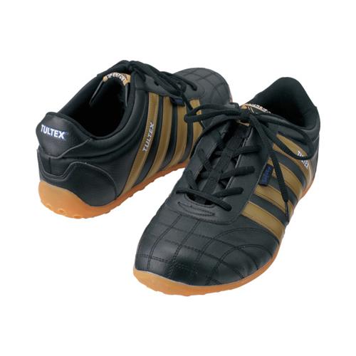 セーフティーシューズ 4本ライン ブラック Xブラウン 23.5cm AZ-51603-010-23...