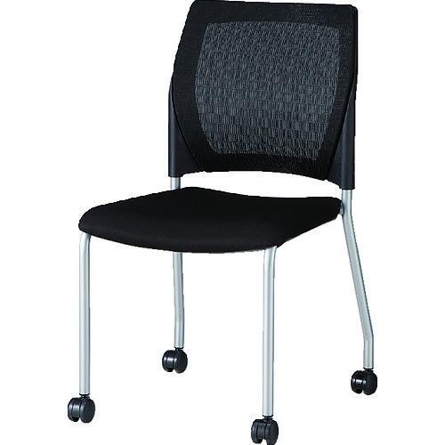 (送料別途)(直送品)ナイキ 会議用チェアーキャスター付 E334C-BK