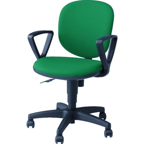 (送料別途)(直送品)ナイキ 事務用チェア グリーン 固定肘付 SER511F-GR