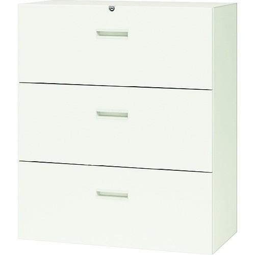 (送料別途)(直送品)ナイキ ファイル引出し 3段 下置き用 899×400×1050 ホワイト C...