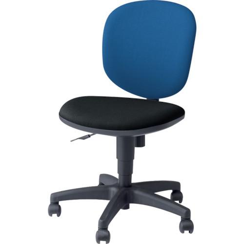 (送料別途)(直送品)ナイキ 事務用チェア 背:ブルー/座:ブラック 肘なし SER510F-BLB
