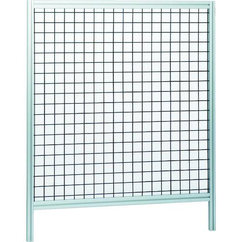 (送料別途)(直送品)TRUSCO アルミ安全フェンス 間口1000mmX高さ1000mm ピッチ3...