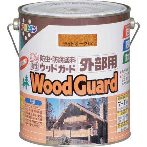 アサヒペン ウッドガード外部用 1.6L ライトオーク 546159