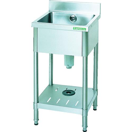 (送料別途)(直送品)タニコー 一槽シンク(ホース1本付) 450×600×850H TA-1S-4...