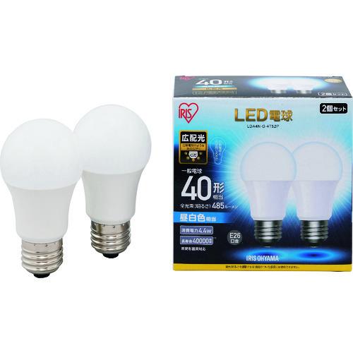 IRIS 567951 LED電球 E26 広配光 40形相当 昼白色 2個セット LDA4N-G-...