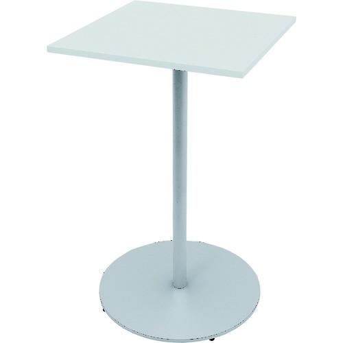 (送料別途)(直送品)イトーキ ハイテーブル(角型) 600×600×1000 天板色ホワイト 支柱...