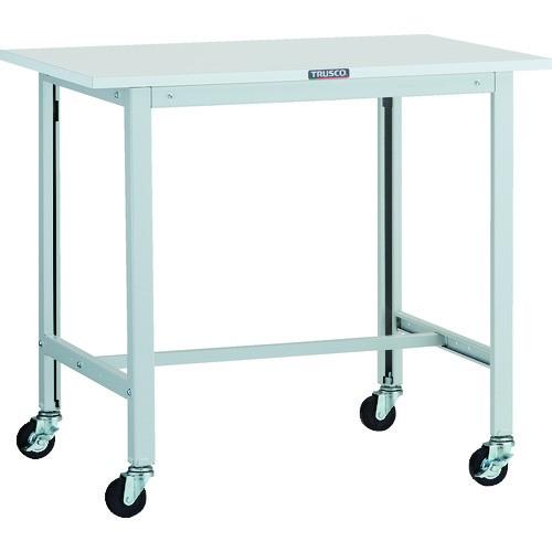 (直送品)TRUSCO AO型軽量作業台 900X600 車輪付 AO-0960C75