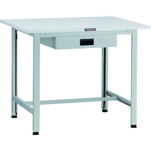 (直送品)TRUSCO AO型軽量作業台 900X750 薄型1段引出付 AO-0975UDK1