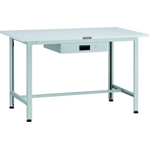 (直送品)TRUSCO AO型軽量作業台 1200X600 薄型1段引出付 AO-1260UDK1