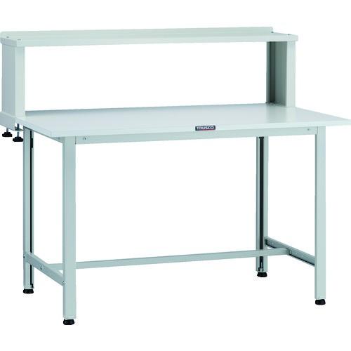 (直送品)TRUSCO AO型軽量作業台 1200X600 上棚付 AO-1260YURB