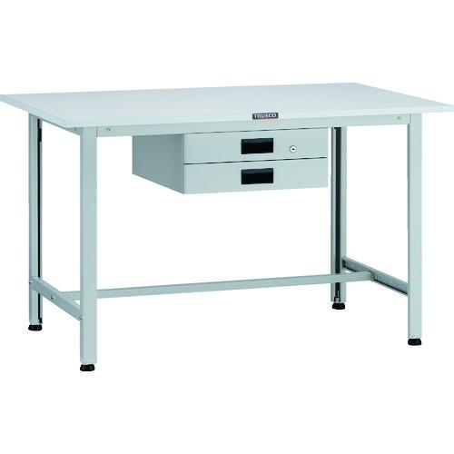 (直送品)TRUSCO AO型軽量作業台 1200X750 薄型2段引出付 AO-1275UDK2