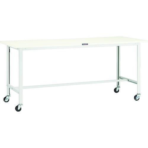 (直送品)TRUSCO AO型軽量作業台 1800X750 車輪付 AO-1875C75