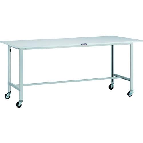 (直送品)TRUSCO AO型軽量作業台 1800X900 車輪付 AO-1890C75
