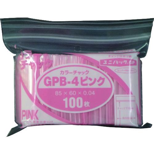 セイニチ ユニパック GP B‐4 カラーチャック ピンク GP B-4 COLOR CHAKKU ...