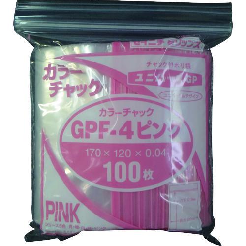 セイニチ ユニパック GP F‐4 カラーチャック ピンク GP F-4 COLOR CHAKKU ...