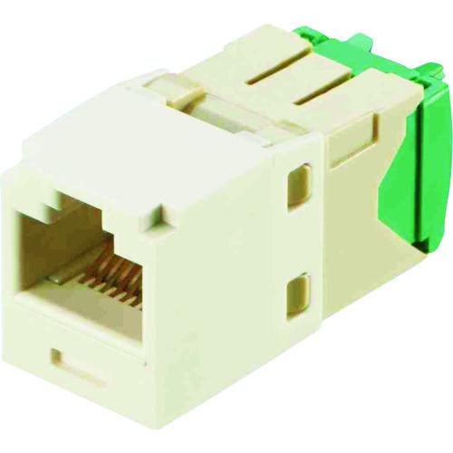 パンドウイット カテゴリ6 モジュラージャック(細径タイプ) TGタイプ 28・30AWG オフホワ...