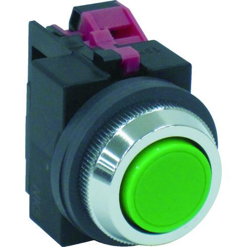 IDEC Φ25丸平形押しボタンスイッチ ABS101NG