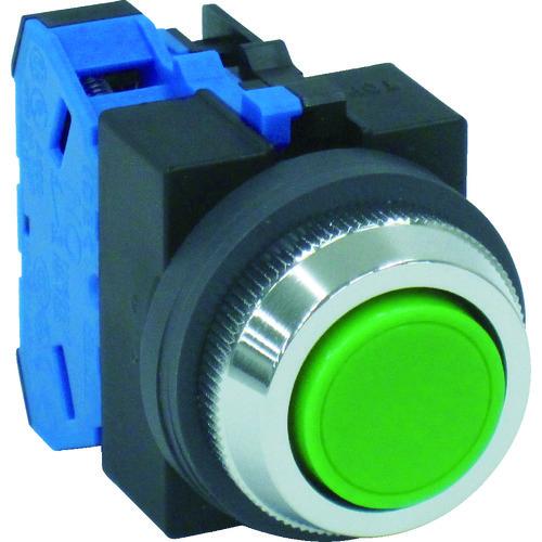 IDEC Φ25丸平形押しボタンスイッチ ABS110NG