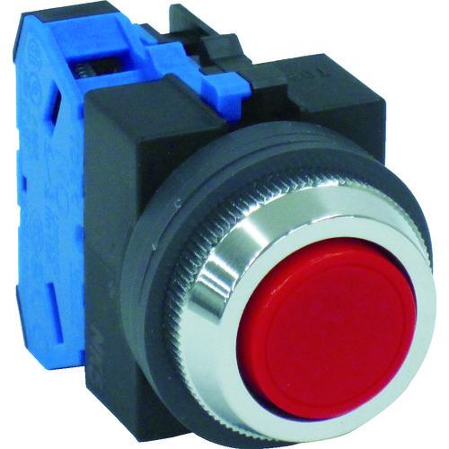 IDEC Φ25丸平形押しボタンスイッチ ABS110NR