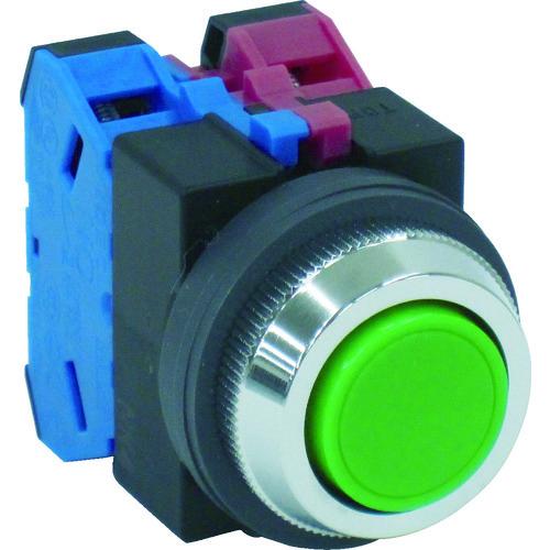 IDEC Φ25丸平形押しボタンスイッチ ABS111NG