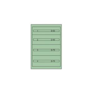 (送料別途)(直送品)ヴィドマー ツールキャビネットTC-250C TC-250C