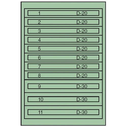 (送料別途)(直送品)ヴィドマー ツールキャビネットTC-250U-S TC-250U-S