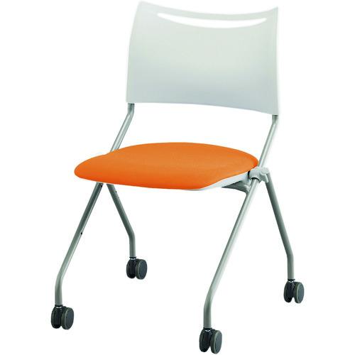 (送料別途)(直送品)アイリスチトセ ネスティングチェア ライタス オレンジ LTS-4N-F-OR...