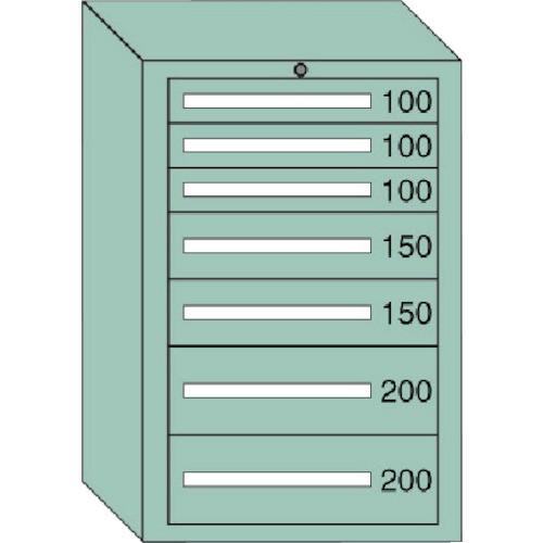 (直送品)OS 中量キャビネット 間口693×奥行557×高さ1081mm 6-1007
