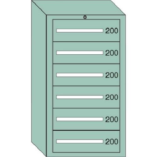 (直送品)OS 中量キャビネット 間口693×奥行557×高さ1281mm 6-1203