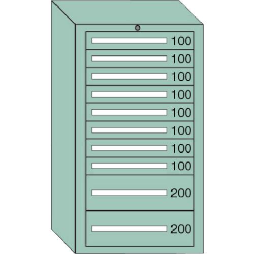 (直送品)OS 中量キャビネット 間口693×奥行557×高さ1281mm 6-1215