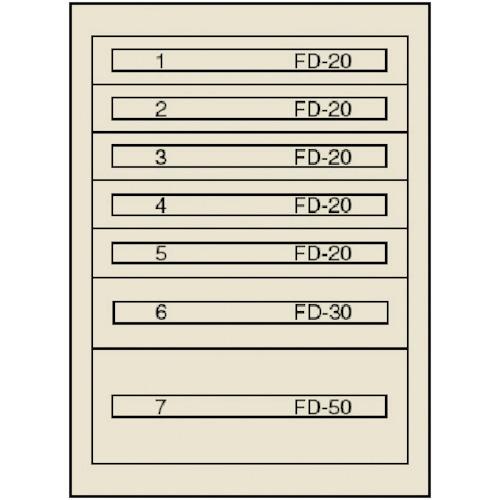 (送料別途)(直送品)ヴィドマー ファインキャビネットFC-180N(塗装色:グリーン) FC-18...