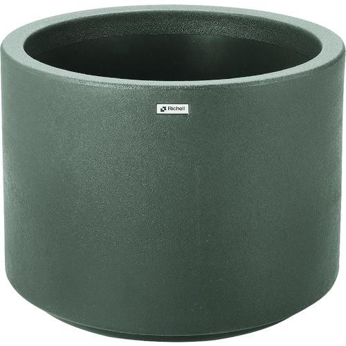 (送料別途)(直送品)リッチェル タウンプランターWS 丸60型 プレーン ダークグレー 81216