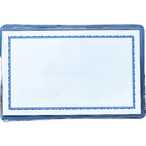 TRUSCO 軟質塩ビ簡易名札 クリップピンタイプ 台紙55×90mm KS-N-1P