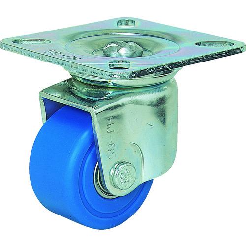 シシク 低床重荷重用キャスター 自在 50径 モノマーキャスティングナイロン車輪 三価クロメート H...