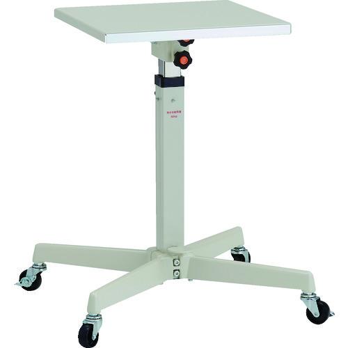 (直送品)TRUSCO ローハイシステムテーブル フリーロック式 400x400mm 車輪付 LH-...