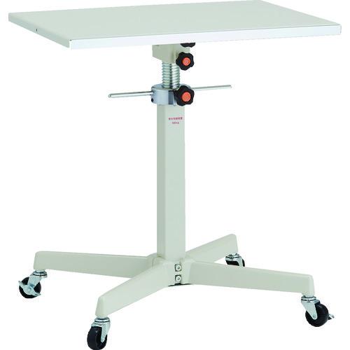 (直送品)TRUSCO ローハイシステムテーブル ジャッキアップ式 600X450 車輪付 TRS-...