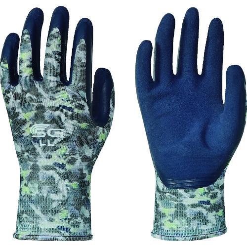 トワロン 天然ゴム背抜き手袋 SG-R107 ぼかし柄グレー LL SG-R107-LL