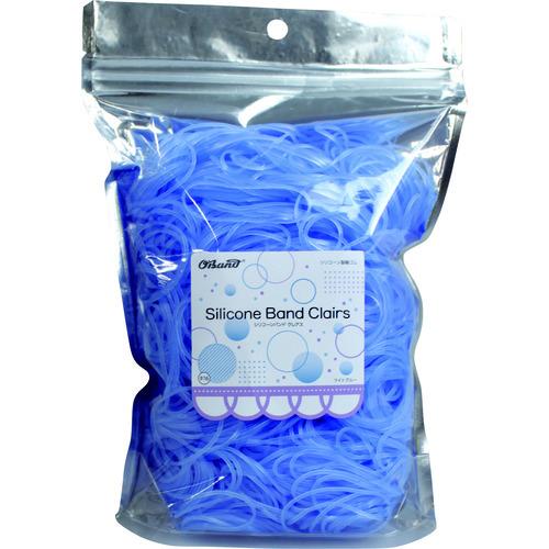 オーバンド シリコーンバンド クレアス #16 300g袋 ライトブルー GGS-300-LB