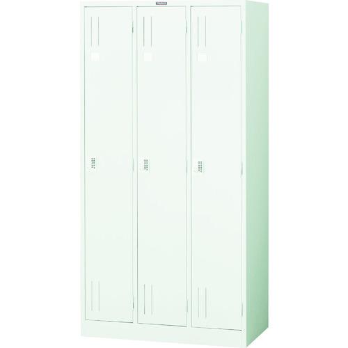 (送料別途)(直送品)TRUSCO プッシュ錠ロッカー 3人用 900X515XH1790 W色 W...