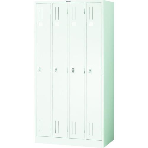(送料別途)(直送品)TRUSCO プッシュ錠ロッカー 4人用 900X515XH1790 W色 W...