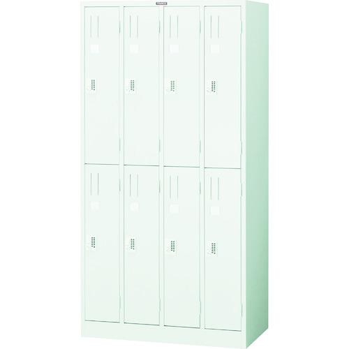 (送料別途)(直送品)TRUSCO プッシュ錠ロッカー 8人用 900X515XH1790 W色 W...