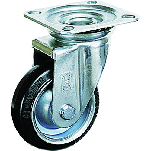 OH プレスキャスターJタイプ中荷重用 ゴム車 自在(ベアリング入り)車輪径75mm OHJ-75