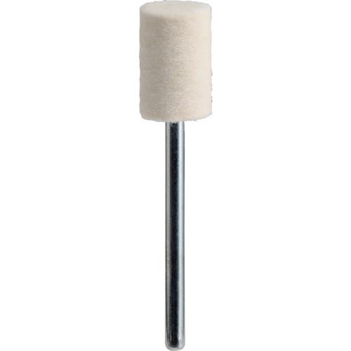 TRUSCO フェルトミニホイール 平型 Φ10 仕上げ用 白色 (10個入) SF1015S-W